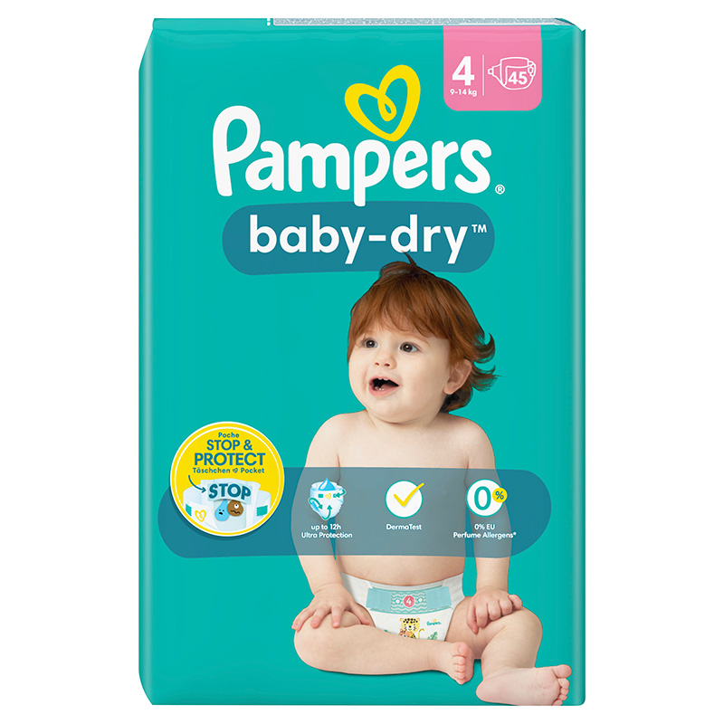 Maan oppervlakte ik heb honger Wauw Pampers Baby-Dry maat 4 ( 9-14 kg ) 45 stuks XXS to be, producten voor  thuis - Kleinschalige kinderopvang XXS in Cuijk en Uden