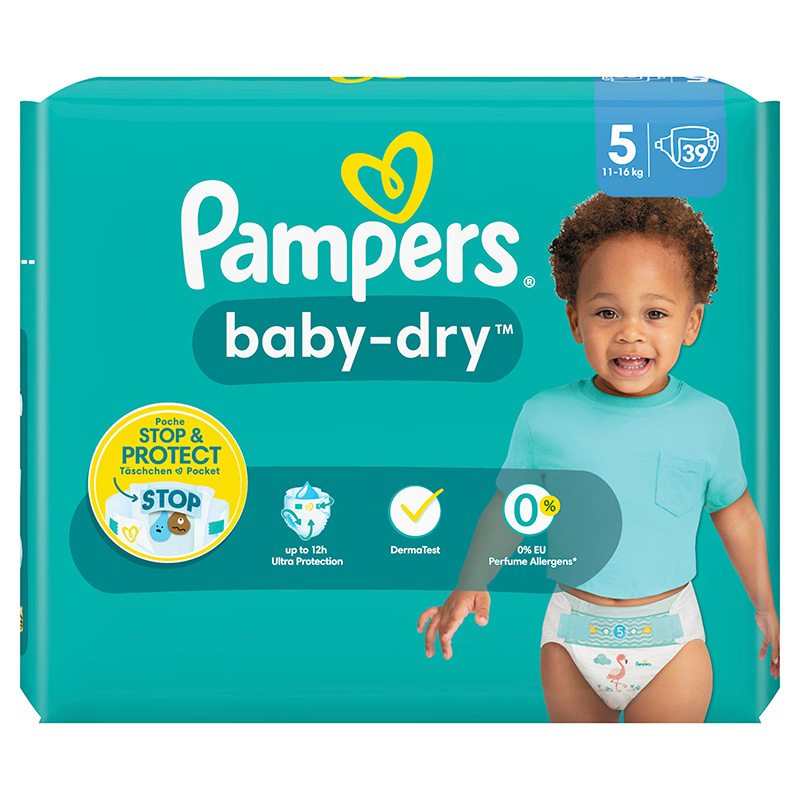 Pampers Baby-Dry maat 5 ( 11-16 ) 39 stuks XXS to be, produscten voor thuis - Kleinschalige kinderopvang XXS in Cuijk en